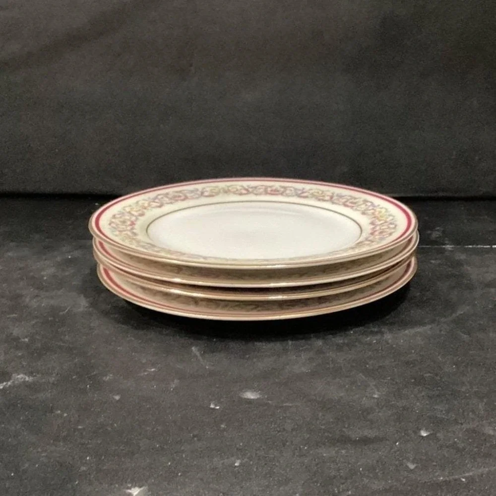 Charles‎ Ahrenfeldt Limoges Salad Plates, Set of 4, France Dishes, Dinnerware